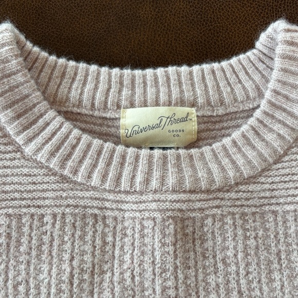 Universal Thread Blush Ribbed Sweater - Picture 2 of 3